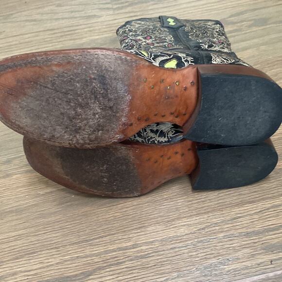 Johnny Ringo Western Boots Square Toe Size 7 - Picture 8 of 11